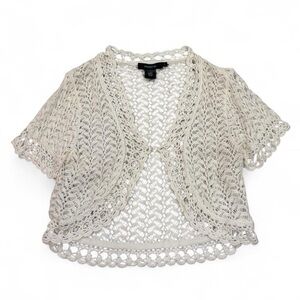 Y2K Arden B crochet shrug